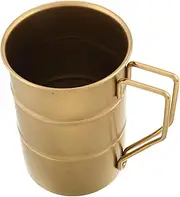 Outanaya Industrial Retro Stainless Mug Creative Vintage Drinkware for Camping Beer and Outdoor Activities Rugged Design for Modern and Rustic Decor