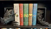 Dragon Emerging Smaug Book Nook Figure 3D Printed Collectible