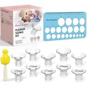 Flange Sizing Kit 3 in 1 Ultimate with 10PCS Flange Inserts 13/15/17/19/21mm,...