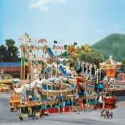 Faller #140430 Pirate island Wildwater canoeing course-Not included figure