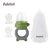 在飛比找森森購物網優惠-BeBeLock 奶嘴水果棒-綠小豬