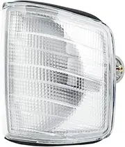 Corner Signal Light, Car Front Corner Light, Scratch Resistant Turn Signal Lights, Automotive Combo Cornering & Side Marker Light Replacement for 190 W201 1982‑1993 (Without Bulb)(Right/2018260043)