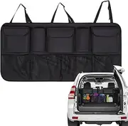 Car Organizers and Storage, Car Back Seat Organizer, Heavy Duty Multi-pocket Cargo Bag with 9 Storage Compartments, Large Capacity Space Saver for Interior Accessories