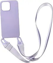 ETHZZLE Candy Color Shockproof Phone Case with Neck Strap Compatible with iPhone Durable Drop Scratch Resistant Comfortable Grip for Everyday Use