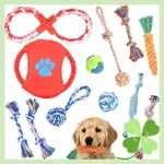 DOG ROPE TOYS SET OF 12 DOG TOYS FOHIL CHEW TOY STRESS RELIE