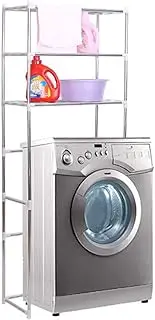 Washing Machine Organizer Adjustable Standing Unit 2 Shelf Bathroom Space Saver Over The Toilet Storage Shelf Bearing Strong