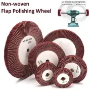 4"~12" Nylon Fiber Flap Wheel 240# Non-woven Polishing Buffing Disc Abrasive Pad