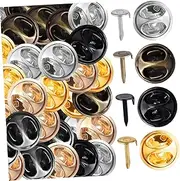 [OATIPHO] 120 Sets Metal Butterfly Pins Clutch Tie Tacks for Sewing Fabric Crafts