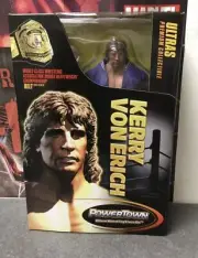 RARE POWERTOWN ULTRAS KERRY VON ERICH 7" Action Figure WWF WCW Series 1