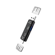 Portable SD Card Reader USB 2.0 OTG Micro USB Type C Card Reader Lector SD Memory Card Reader For Micro SD TF OTG Cardreader