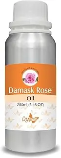 Crysalis Damask Rose Steam Distilled 100% Pure & Natural Essential Oil Uncut Undiluted, Organic Standard for Skin & Hair Care, Enhance Skin, Minimizes fine Lines & Wrinkles- 8.45 Fl Oz (Pack of 1)