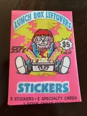 SSFC SERIES 1 SEALED WAX PACK LBLO Lunchbox Leftovers RARE