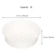 2 Pcs Vegetable Steamer Basket for Rice Cooker Housewares Corn