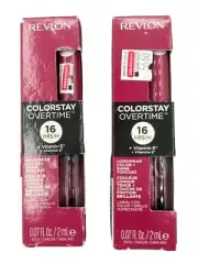 Revlon Liquid Lipstick with Clear Lip Gloss “ Perennial Plum #260 “
