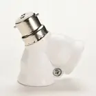 B22 to 2 E27 Extend LED Light Bulb Lamp Base Holder Adapter Screw Converter B.5S