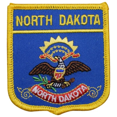 North Dakota Patch - Midwest, Bismarck, Fargo, Great Plains 2.75" (Iron on)