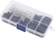 310pcs 2.54mm Male Female Jumper Wire Pin Header Connector Housing Kit Electronics Set for Home Electronics Prototyping