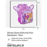 迪士尼 READY NEW DISNEY STORE SOFIA THE FIRST 背包兒童