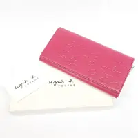 在飛比找蝦皮購物優惠-【二手正品】agnes b. VOYAGE LOGO 草寫壓