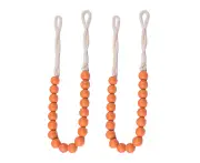 Wood Bead Curtain Bead Curtain Curtain Curtain Tiebacks with Wooden Beads for Festival Home Party Decor