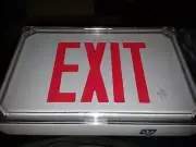 HUBBELL LIGHTING DUAL LITE Outdoor Emergency LED Exit Sign Red