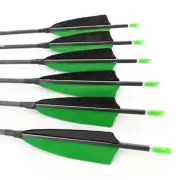 Archery 30 Inch Carbon Arrow Shafts Feather Recurve Bow Traditional Longbow