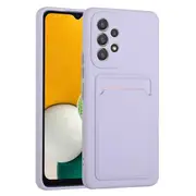For Samsung Galaxy A53 5g Card Holder Slot Soft Tpu Shockproof Anti-scratch Case Case With Camera Lens Protection