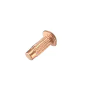 50Pcs 1/8" x 5/16" Round Head Copper Solid Rivets Fasteners