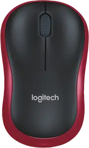 Logitech M185 Wireless Mouse - Red
