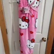 HELLO KITTY Pink Winking Blanket NWT