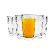 Bormioli Rocco Diamond Dimpled Clear Cooler Glasses - 470ml - Pack Of 24