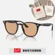 【RayBan 雷朋】經典方形膠框太陽眼鏡(RB4258F-601/93 52mm)