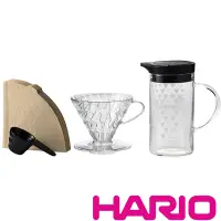 在飛比找Yahoo奇摩購物中心優惠-HARIO V60感溫變色咖啡壺組