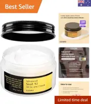 Snail Mucin 92% Repair Cream, Daily Face Gel Moisturizer for Dry Skin, Acne-p...