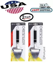 Cheese Slicer Stainless Steel 9.3" Heavy Duty Plane Knife Cheese Cutter (2 Pack)