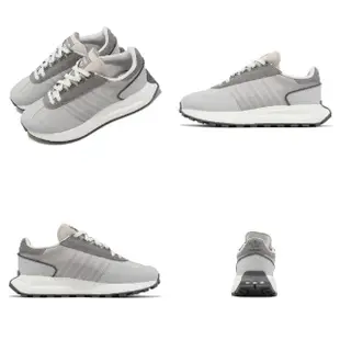 【adidas 愛迪達】休閒鞋 Retropy E5 男鞋 女鞋 灰 白 復古 BOOST 麂皮 拼接 愛迪達(IE0484)