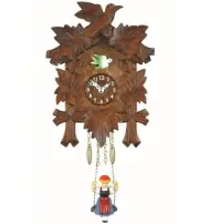 Kuckulino Black Forest Clock with quartz movement and cuckoo ch.. TU 2005 SQ NEW