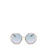 Chloé Eyewear Octagonal Frame Sunglasses 58 White