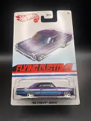 Hot Wheels 66 Chevy Nova Purple Flying Customs 2022 Target Only