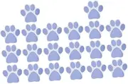 COSMEVIVI 2sets Bath Tub Stickers Non-Slip Shower Mat Paw Bathroom Decor Self-Adhesive Decals Easy to Install Remove Peva Material 10pcs*2