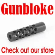 .223 / .22LR / .22WMR SLIM RADIAL Muzzle Brake 1/2x28 - 15.9mm OD - by Gunbloke