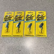 4 Panther Martin 6-PMH-SBH HOLOGRAPHIC SILVER BLUE Spinners - 1/4 Oz.