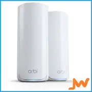 Netgear ORBI BE11000 Tri-Band WIFI-7 Mesh System - 2-Pack