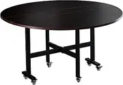 Drop Leaf Dining Table, Foldable Kitchen Multifunctional Extendable Small Computer Desk, Save Space Restaurant Table(C,140cm)