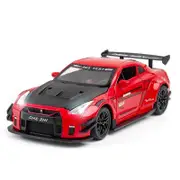 1:24 Nissan GTR R35 Sports Car Diecasts Toy Vehicles Metal Toy Car Model Simulation Pull Back Collection Kids Toys A294 Red No box