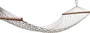 Gardeon Hammock, Light Weight Bed Portable Camping Swing Hanging Chairs Hammocks Patio Backyard Porch Outdoor Indoor Furniture, 150kg Capacity 2 Person Mesh White