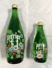 Perrier X Murakami Limited Edition Screen-Printed 750mL & 330mL bottles