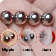 Clitoris Labia Breast Clamps Powerful Magnetic Orbs Balls Bondage Fetish BDSM SM