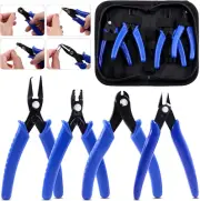 Glarks 5Pcs Jewelry Pliers Tool Set Including Split Ring Pliers Jewelry Bead ...