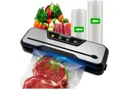 Food Vacuum Sealer Bags Machine with 2 Rolls , Food Preservation Storage Saver